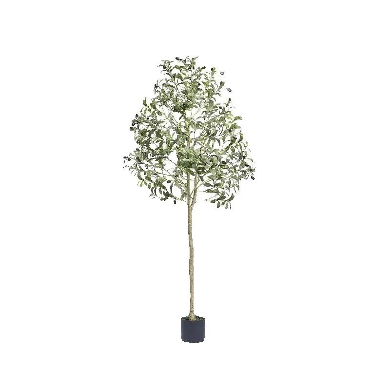 Dracaena Marginata - SucceBuy 人工オリーブの木 4/5/6フィートの高さ フェイクプラント 安全なPE素材 転倒防止機能付き