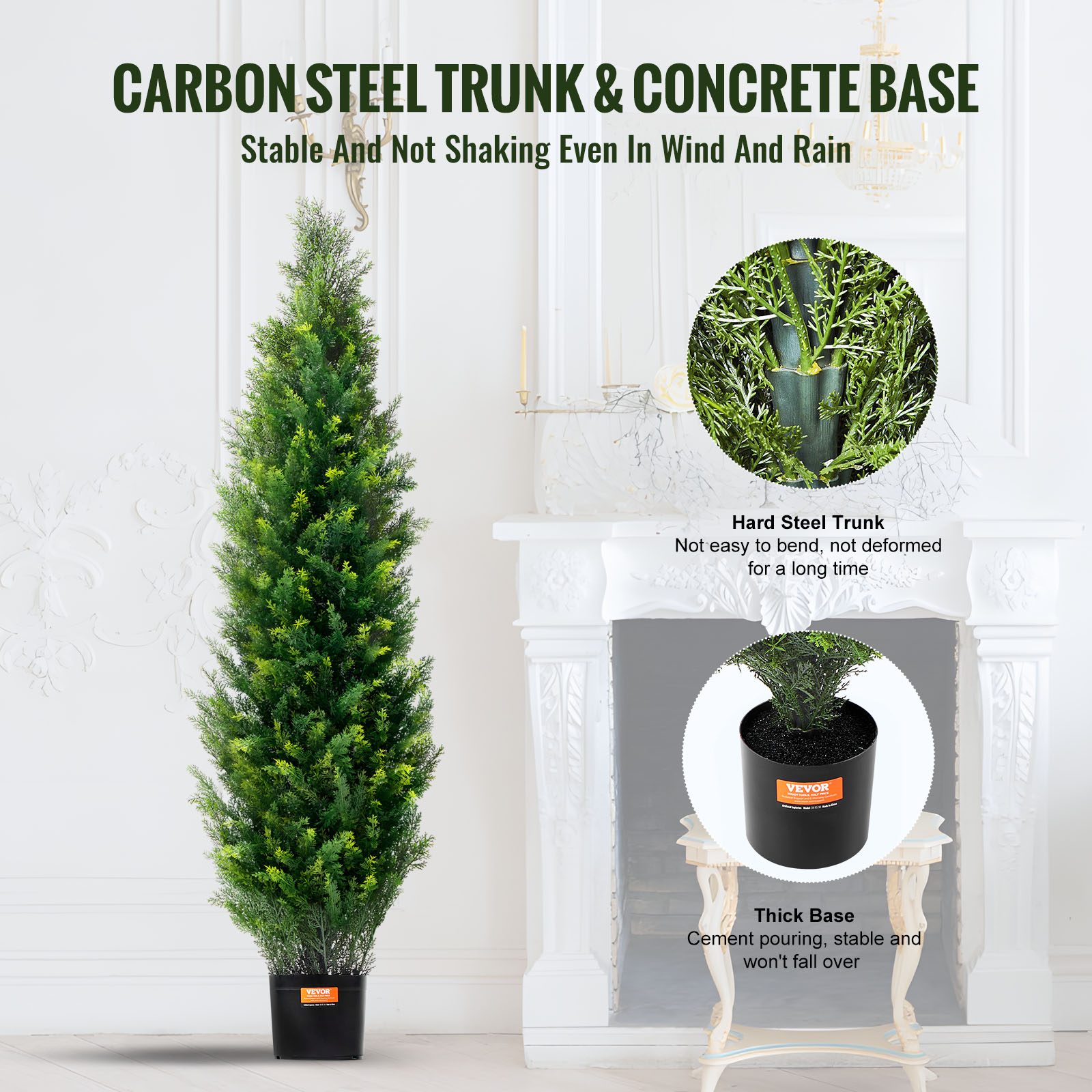 SucceBuy 人工杉トピアリー木常緑偽松ヒノキの木植物人 - Dracaena Marginata のレビューと価格