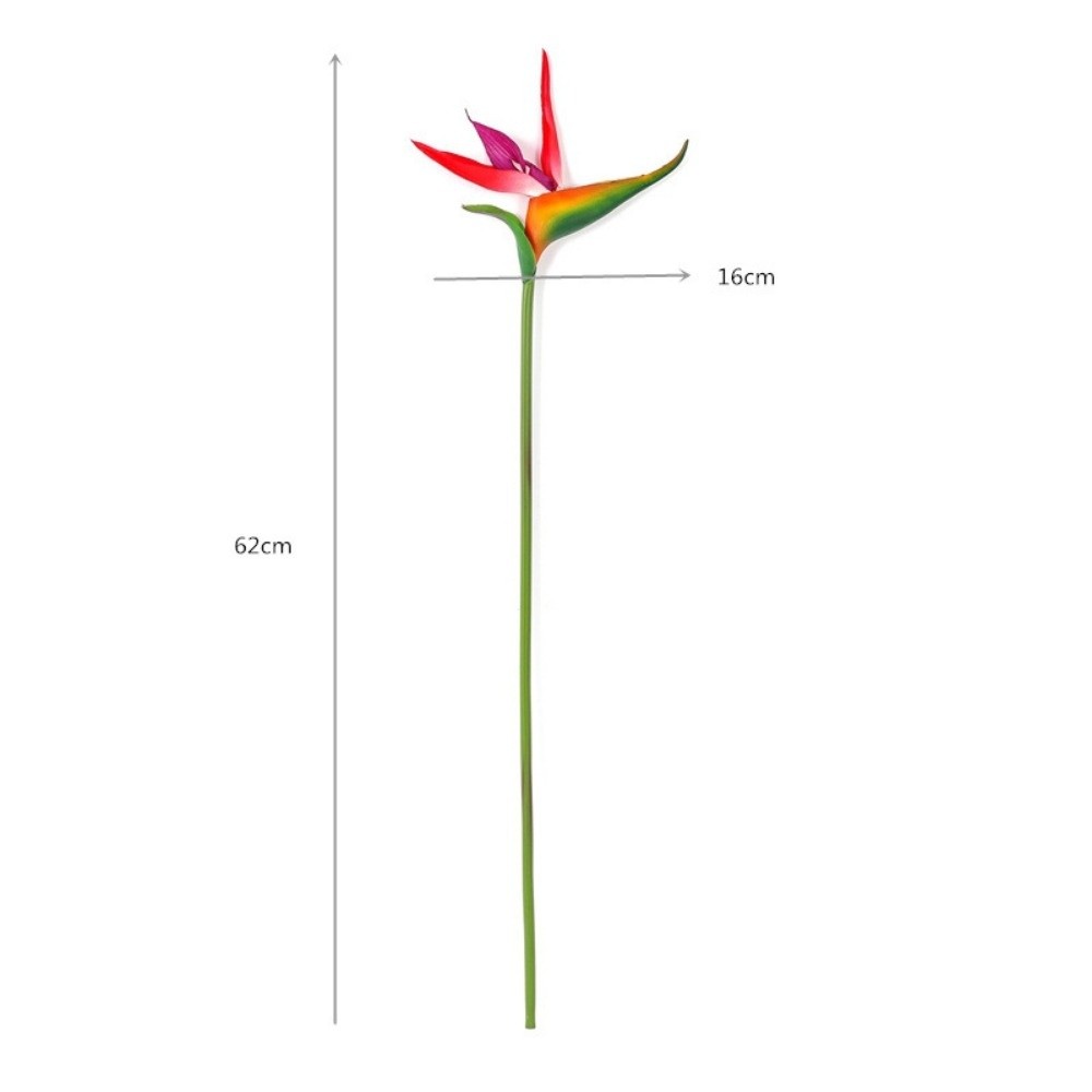 新しいロングステム人工極楽鳥花、本物のような質感のDIYフェ - Bird Paradise Strelitzia のレビューと価格