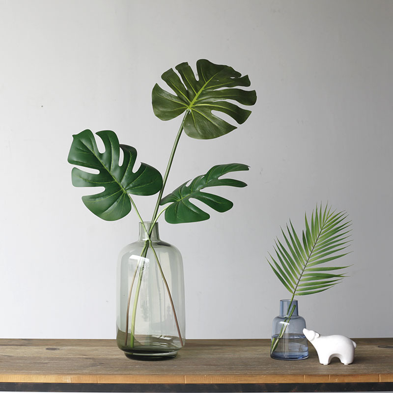 人工の北欧のカメの葉,59cm,家の装飾,結婚式の装飾,植物 - Monstera Adansonii のレビューと価格
