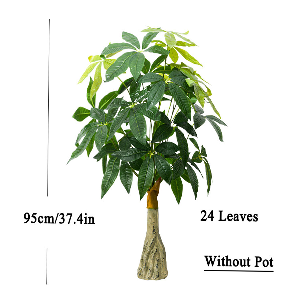 プラスチック製人工金のなる木 65-95cm フェイクモンス - Monstera Adansonii のレビューと価格